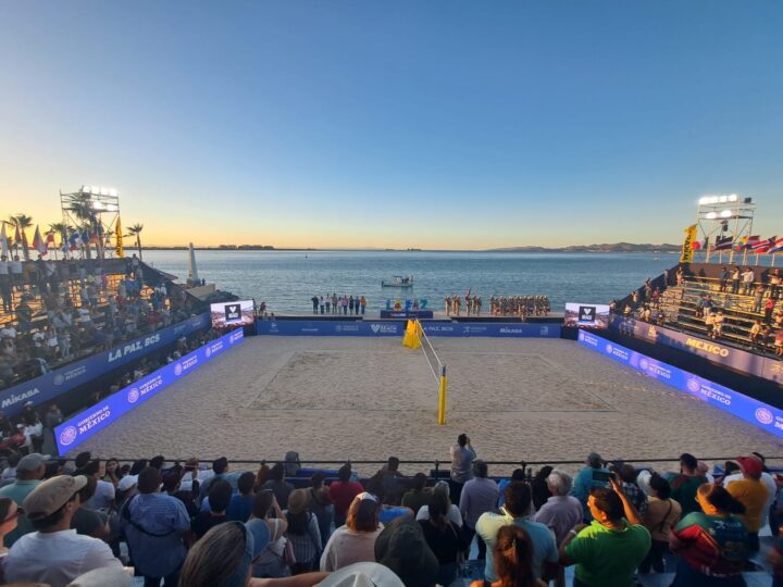 Gobernador de BCS inauguró el Tour Mundial de Voleibol de Playa Challenge La Paz
