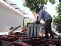 Se restableció el suministro de agua en colonias al norte de la ciudad, luego de la reparación que se realizó en base de rebombeo: OOMSAPAS La Paz